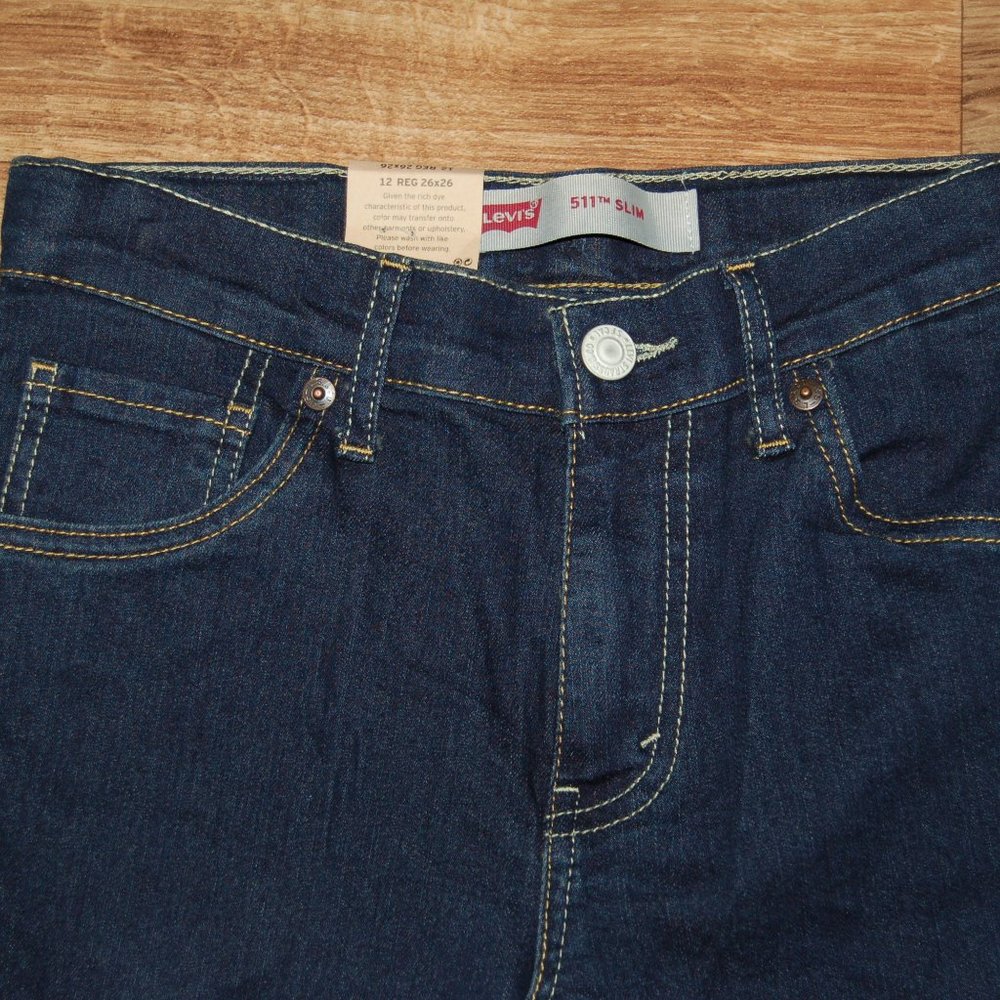 Levi's Big Boys 511 Slim Fit Jeans - Picture 4 of 8